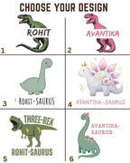 Dinosaur Custom Kid's Cotton Tee Swiftsoul