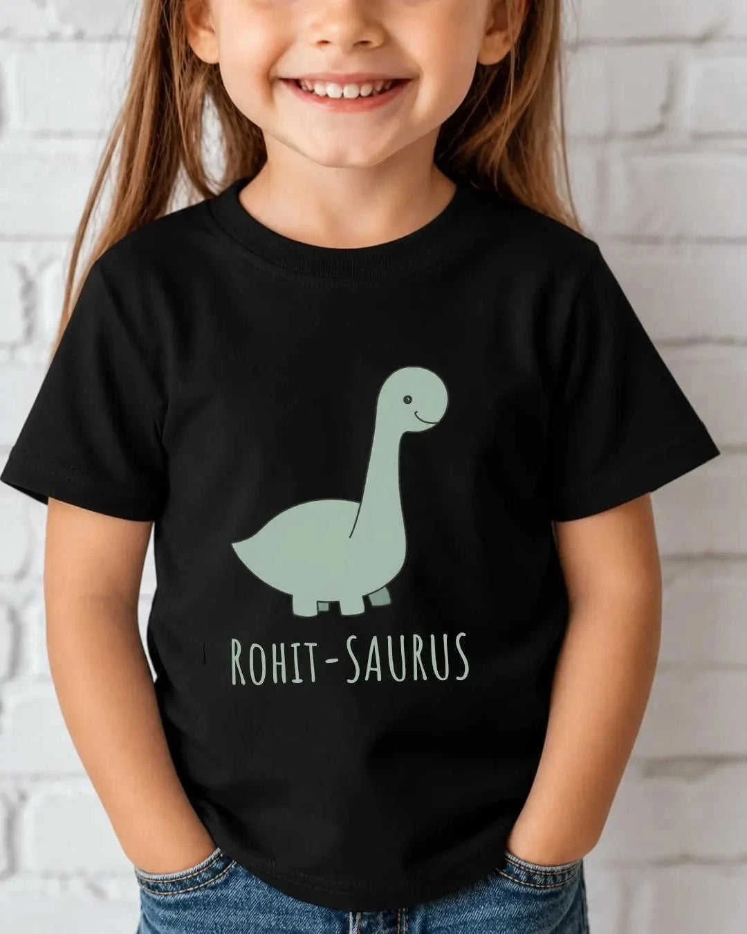Dinosaur Custom Kid's Cotton Tee Swiftsoul