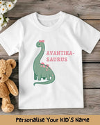 Dinosaur Custom Kid's Cotton Tee Swiftsoul