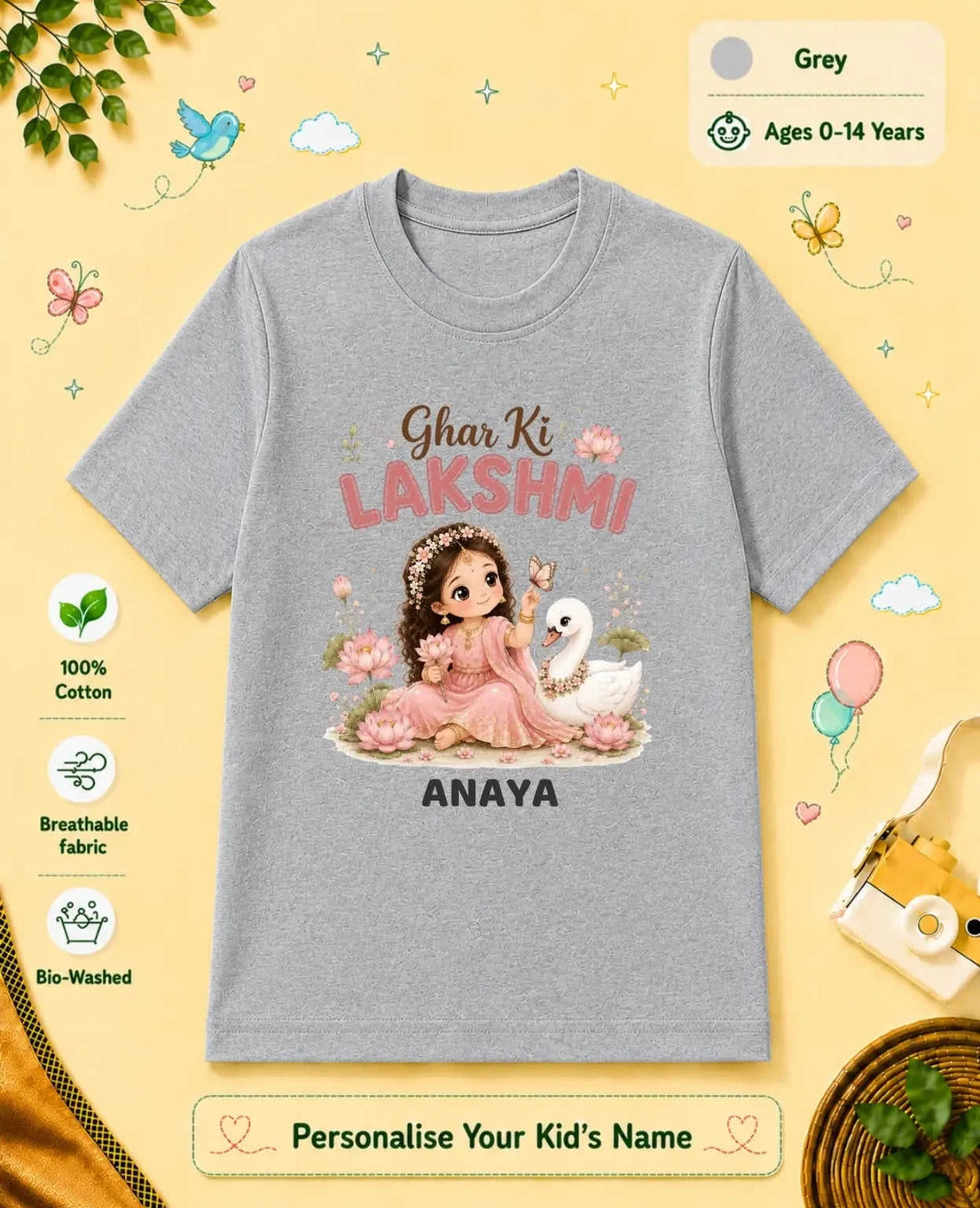 Divine Little One Custom Kid Cotton Tee Swiftsoul