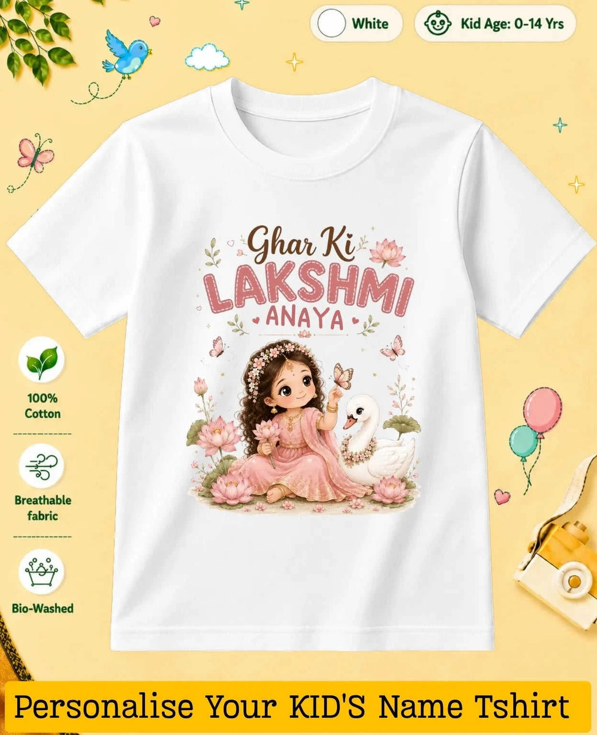Divine Little One Custom Kid Cotton Tee Swiftsoul