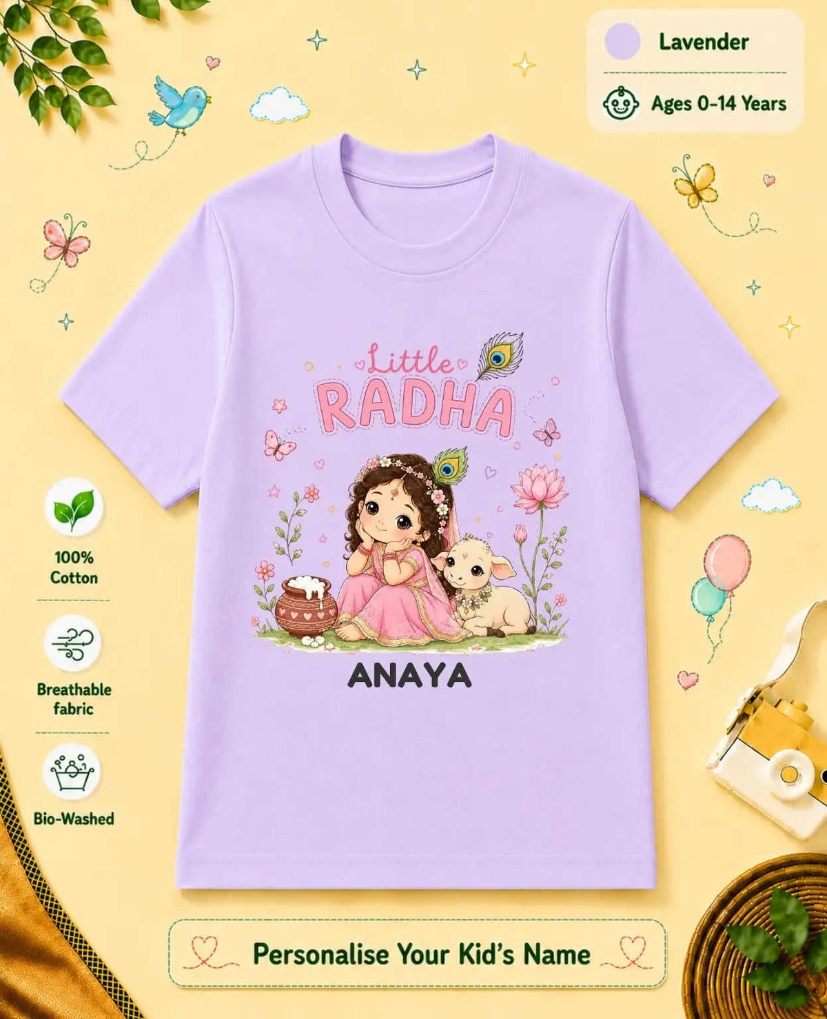 Divine Little One Custom Kid Cotton Tee Swiftsoul