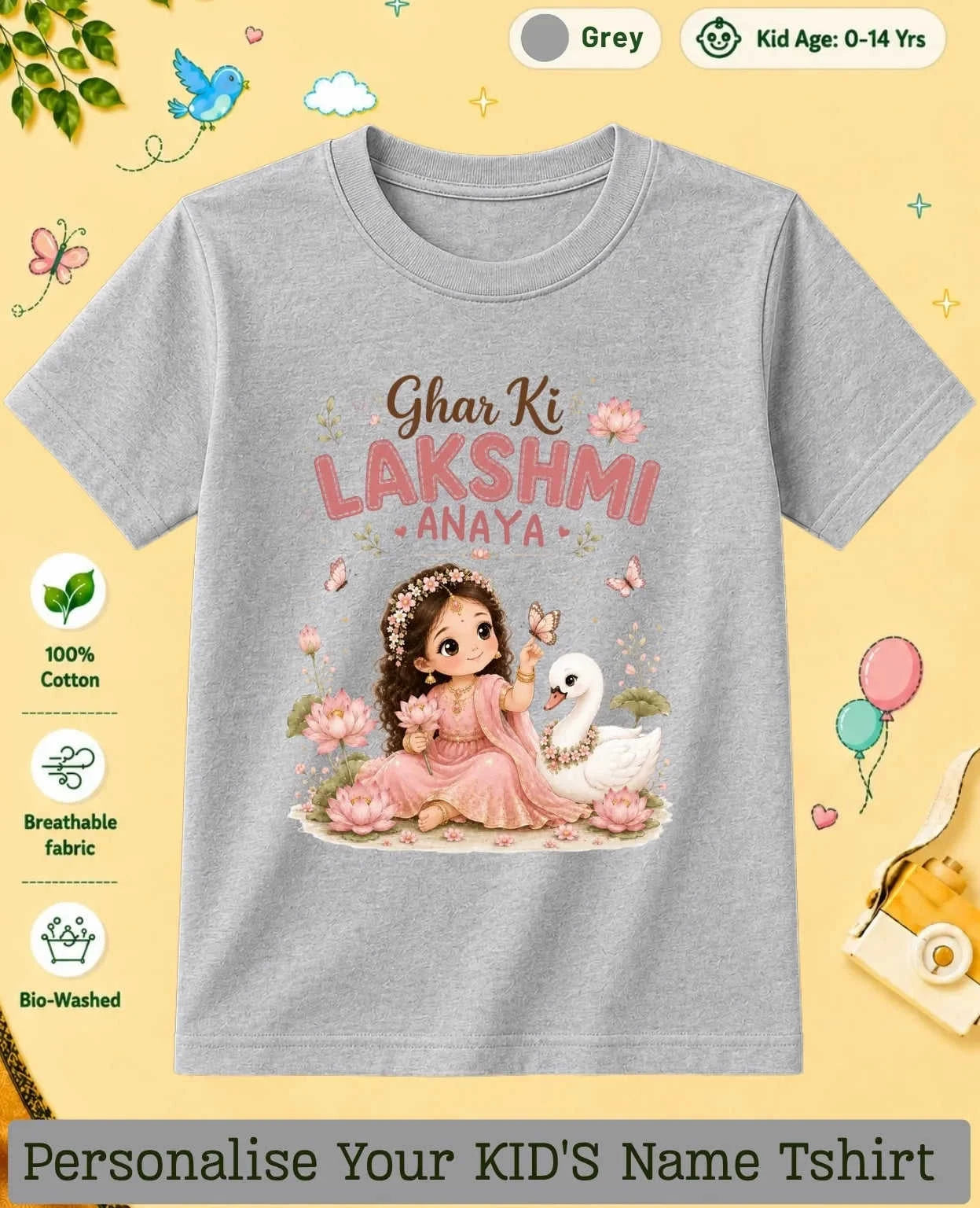 Divine Little One Custom Kid Cotton Tee Swiftsoul