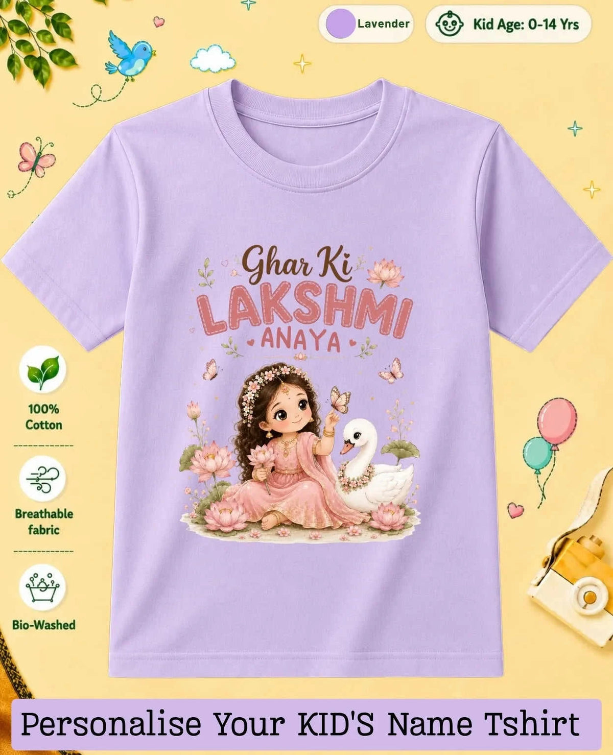 Divine Little One Custom Kid Cotton Tee Swiftsoul