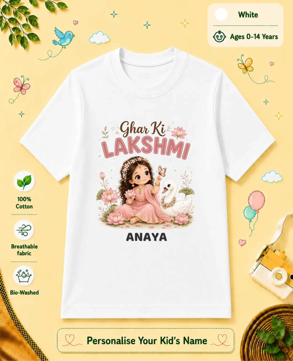 Divine Little One Custom Kid Cotton Tee Swiftsoul