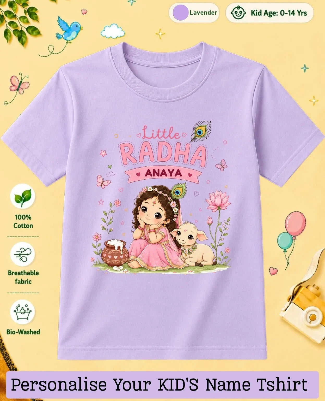 Divine Little One Custom Kid Cotton Tee Swiftsoul