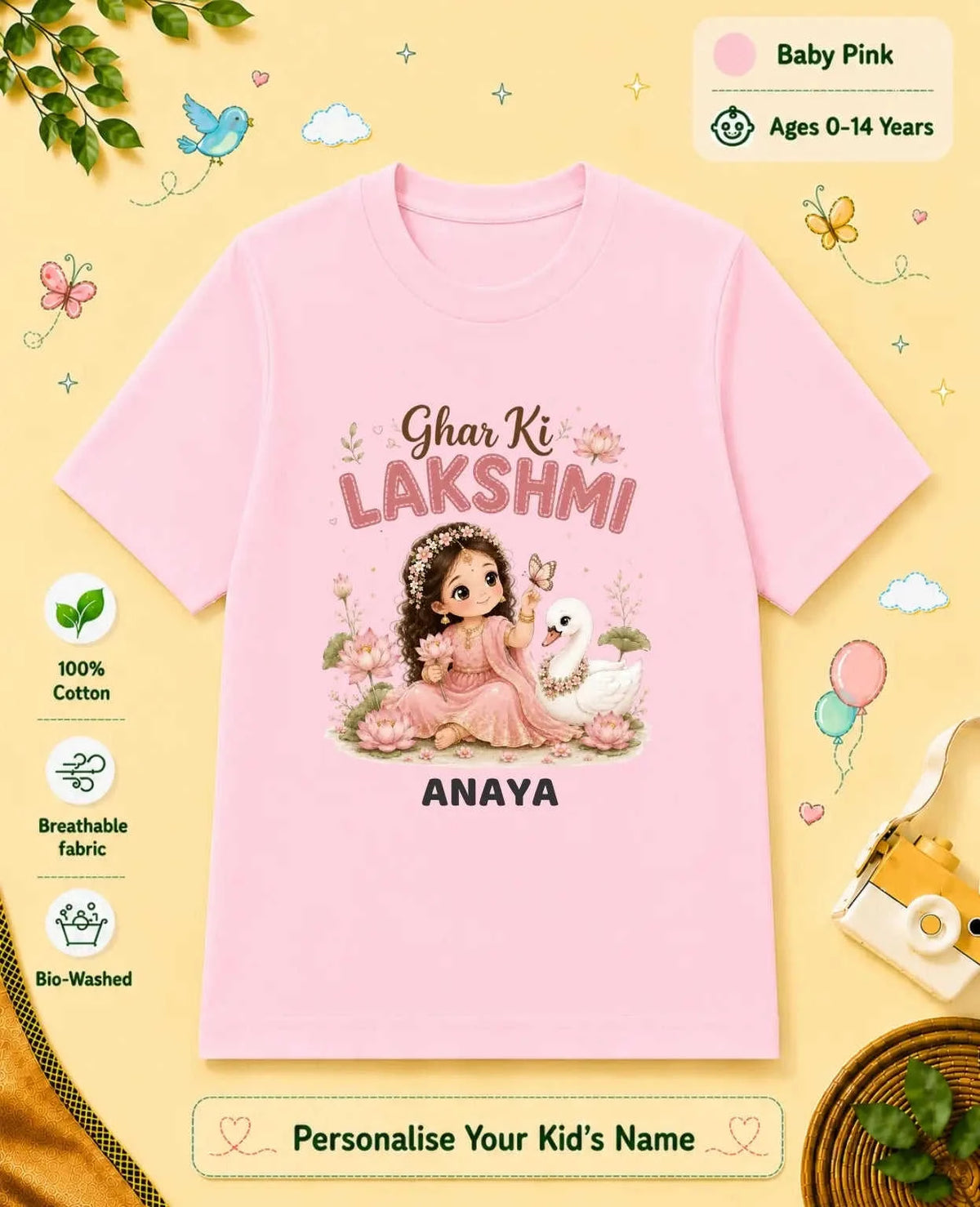 Divine Little One Custom Kid Cotton Tee Swiftsoul