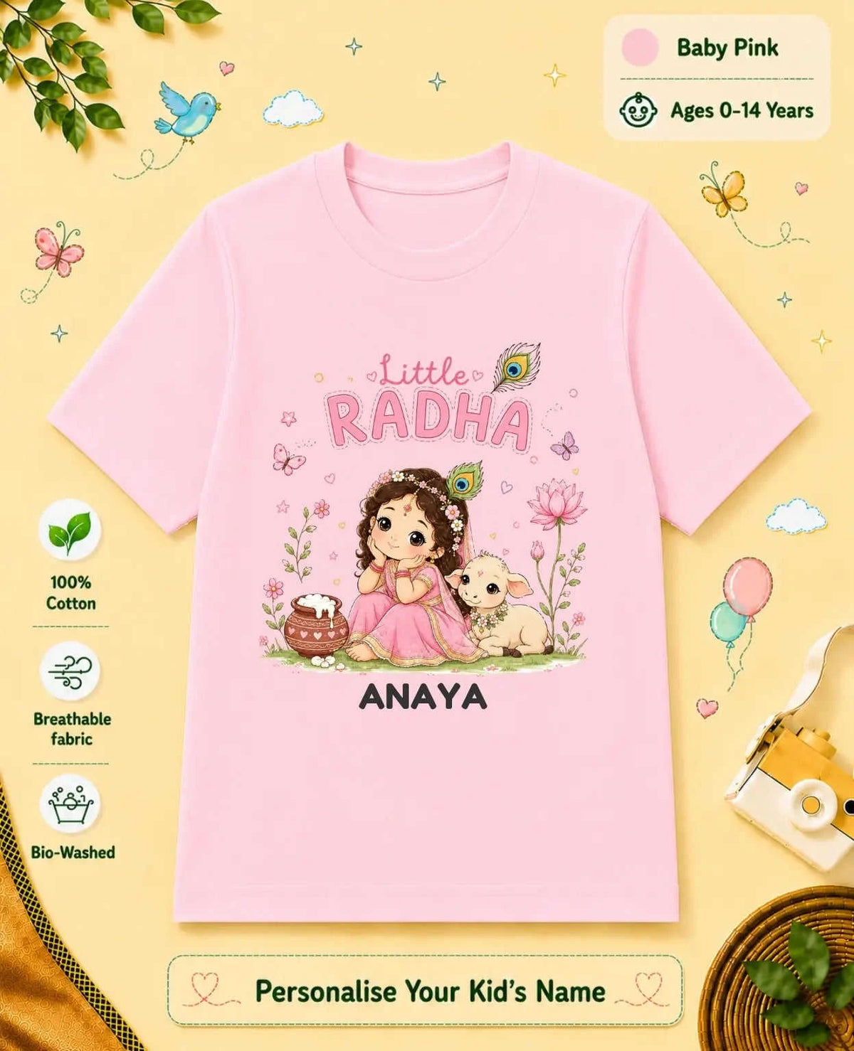 Divine Little One Custom Kid Cotton Tee Swiftsoul