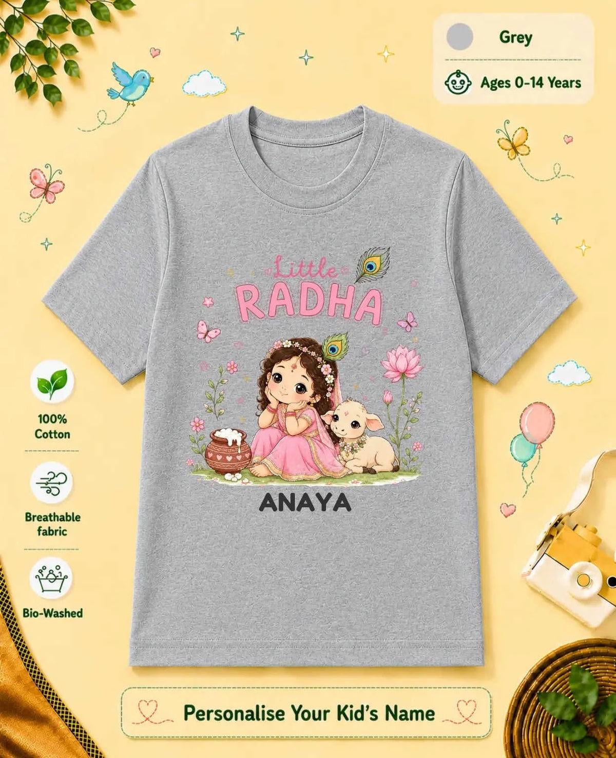 Divine Little One Custom Kid Cotton Tee Swiftsoul