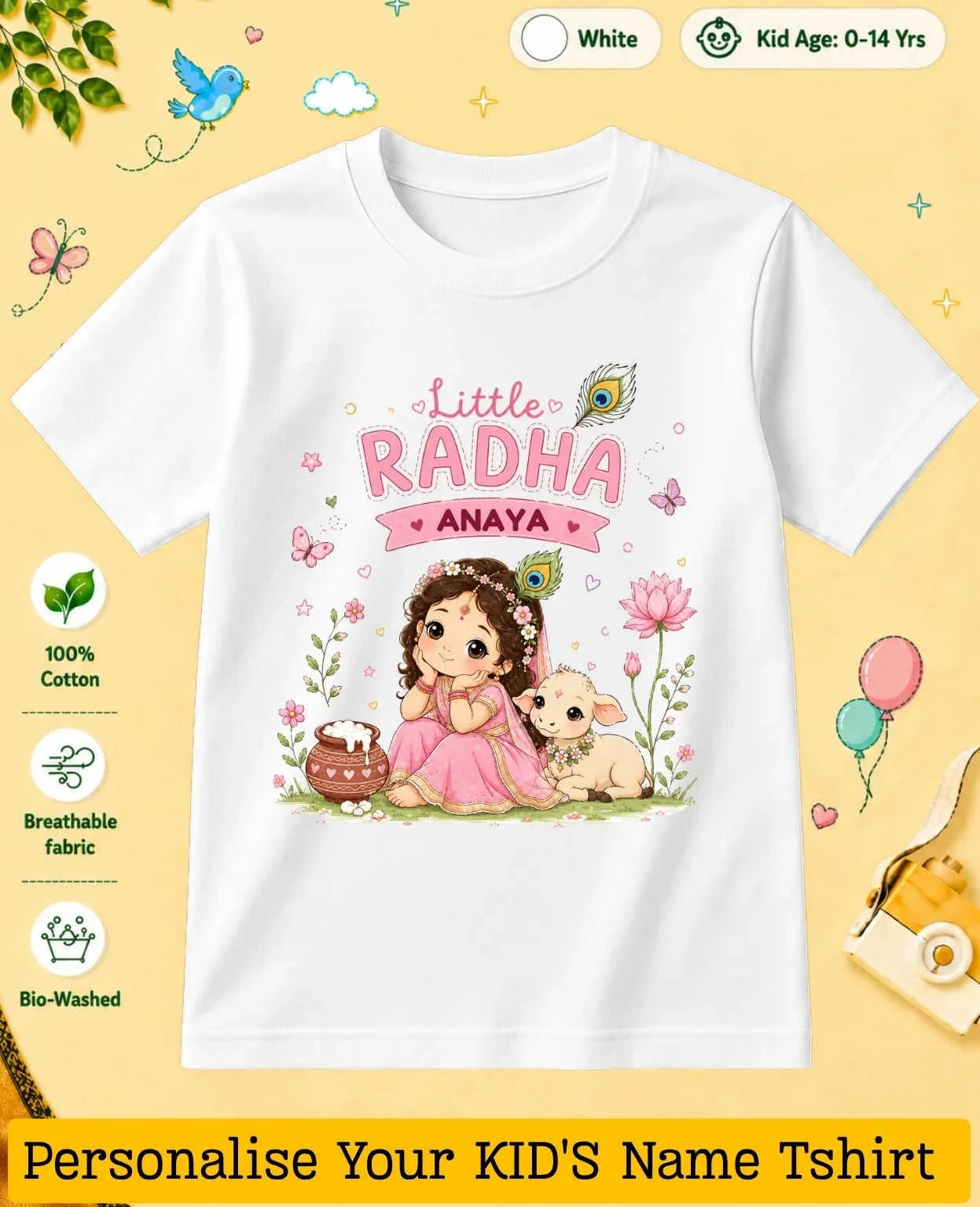 Divine Little One Custom Kid Cotton Tee Swiftsoul