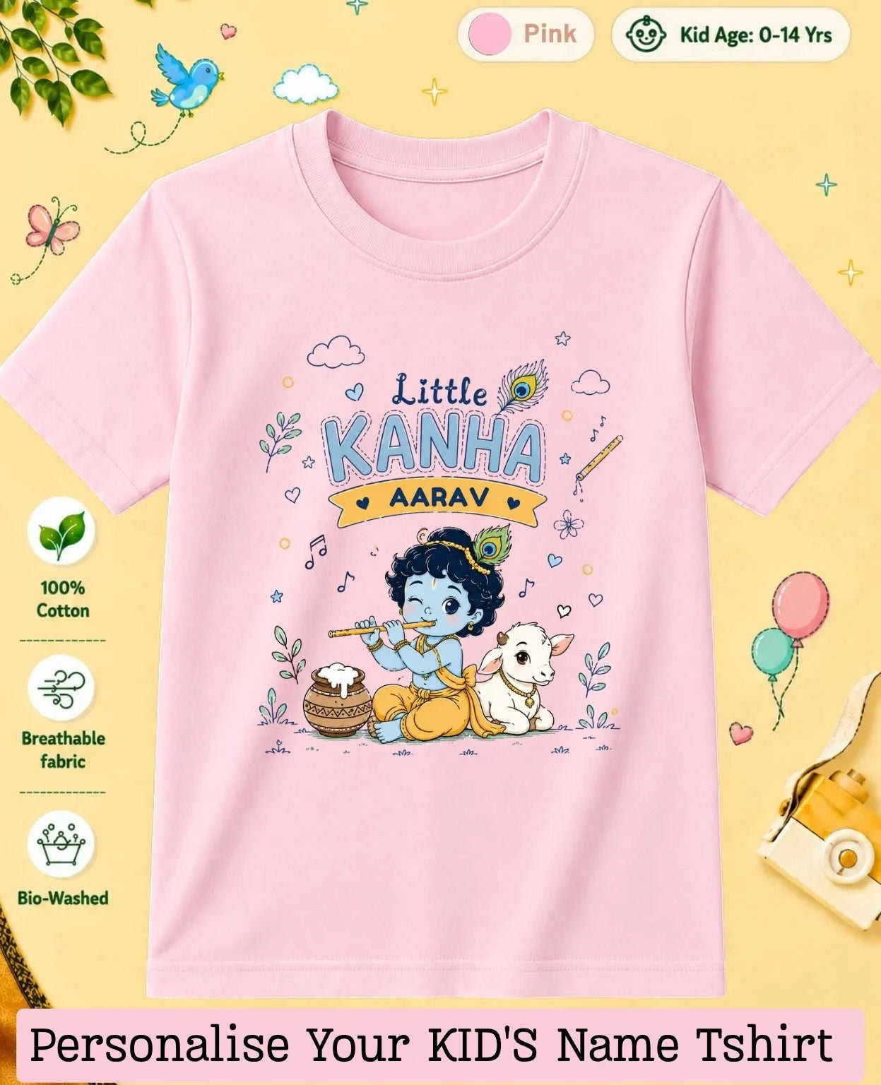 Divine Little One Custom Kid Cotton Tee Swiftsoul