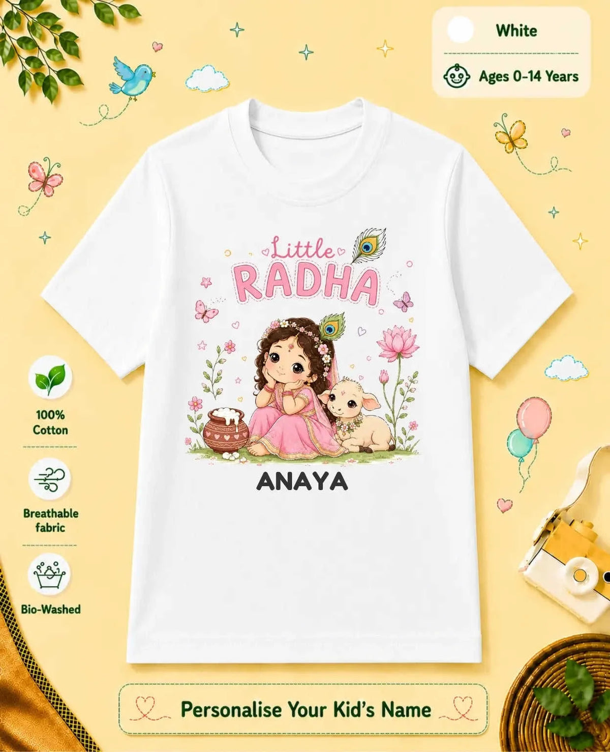 Divine Little One Custom Kid Cotton Tee Swiftsoul