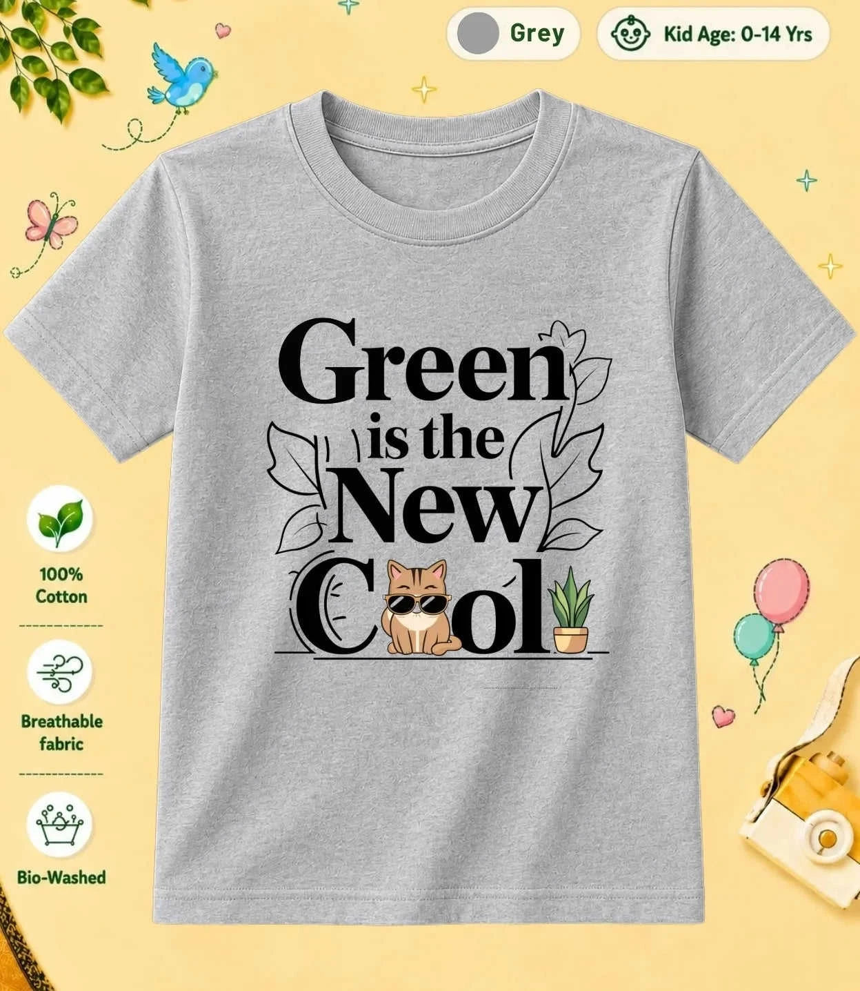 Eco Kid Cotton Tee Swiftsoul