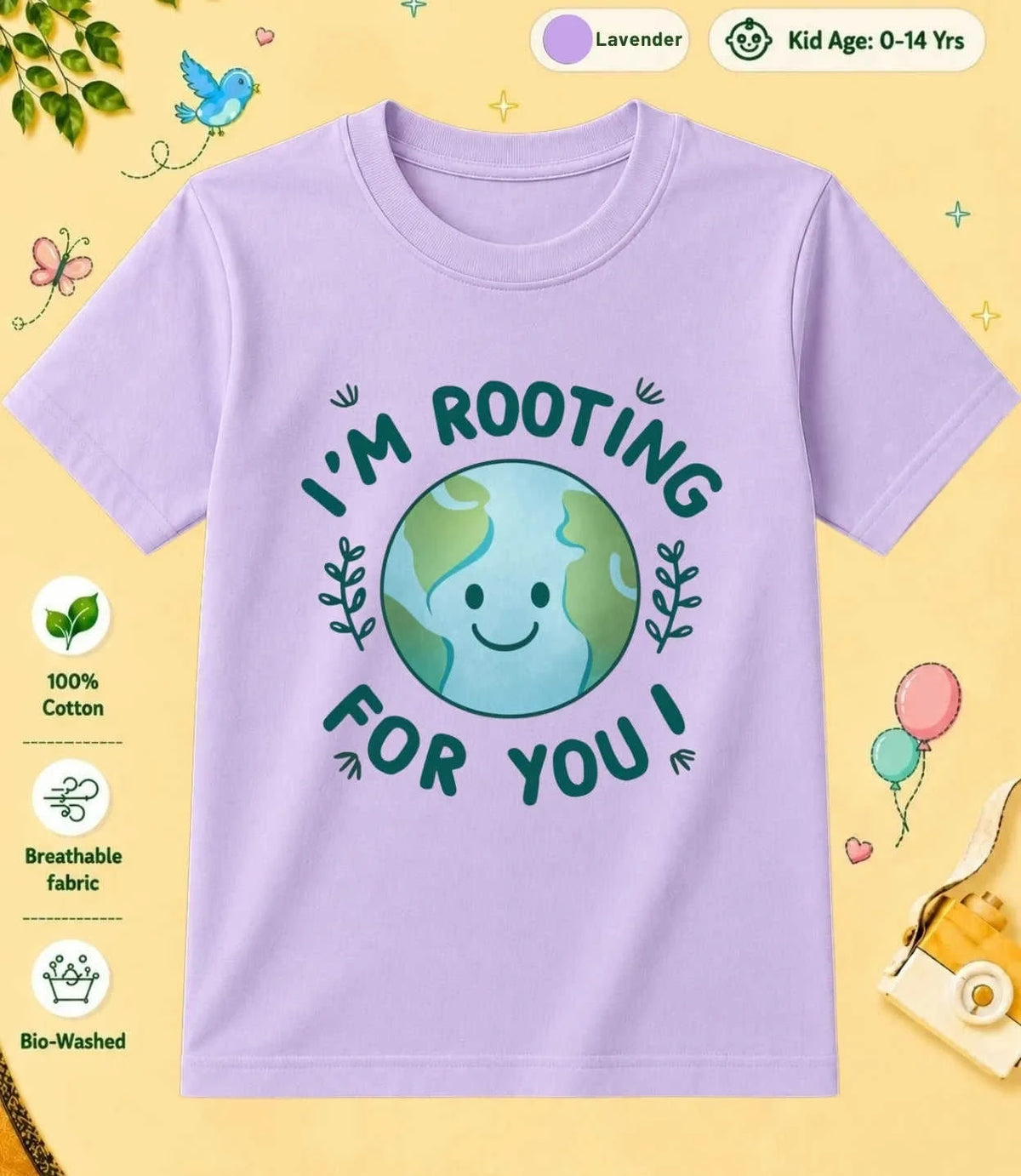 Eco Kid Cotton Tee Swiftsoul