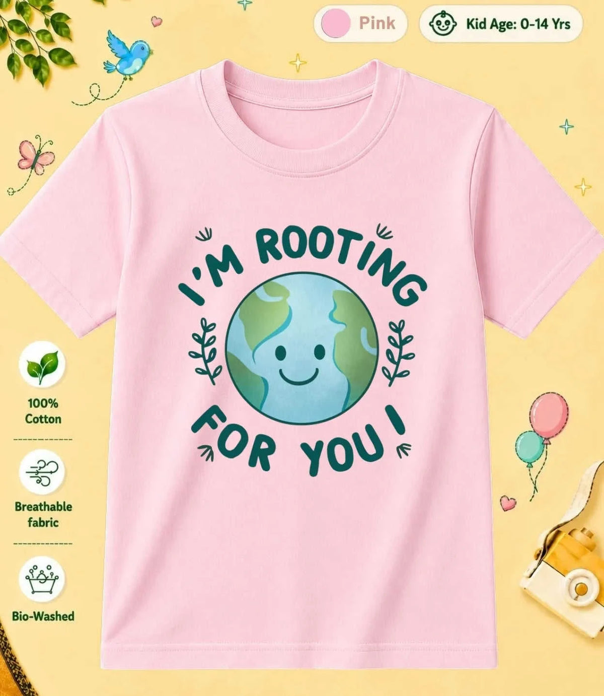 Eco Kid Cotton Tee Swiftsoul
