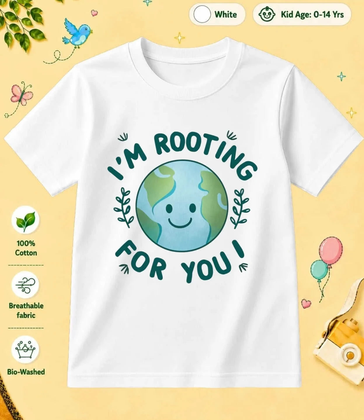 Eco Kid Cotton Tee Swiftsoul