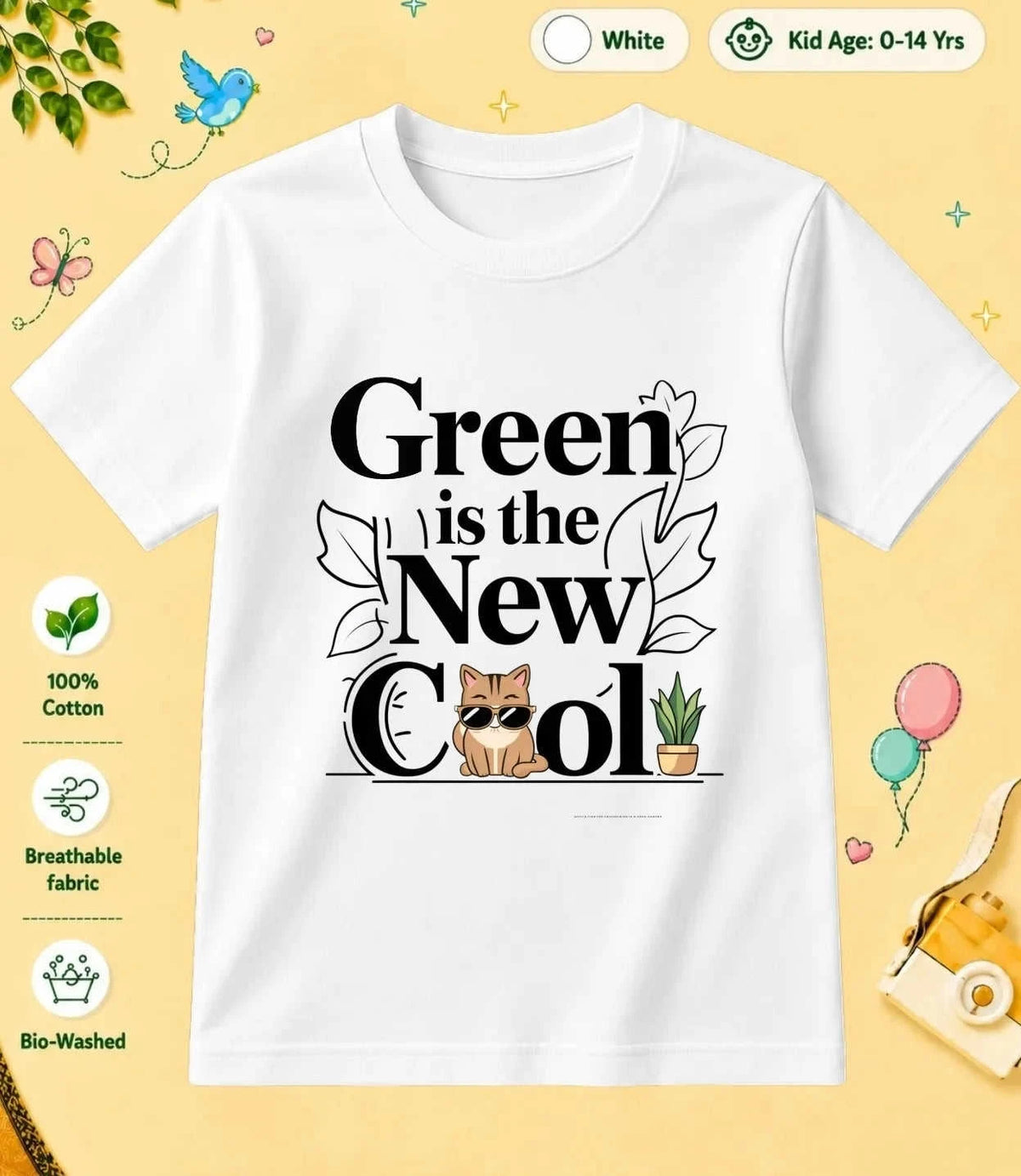 Eco Kid Cotton Tee Swiftsoul