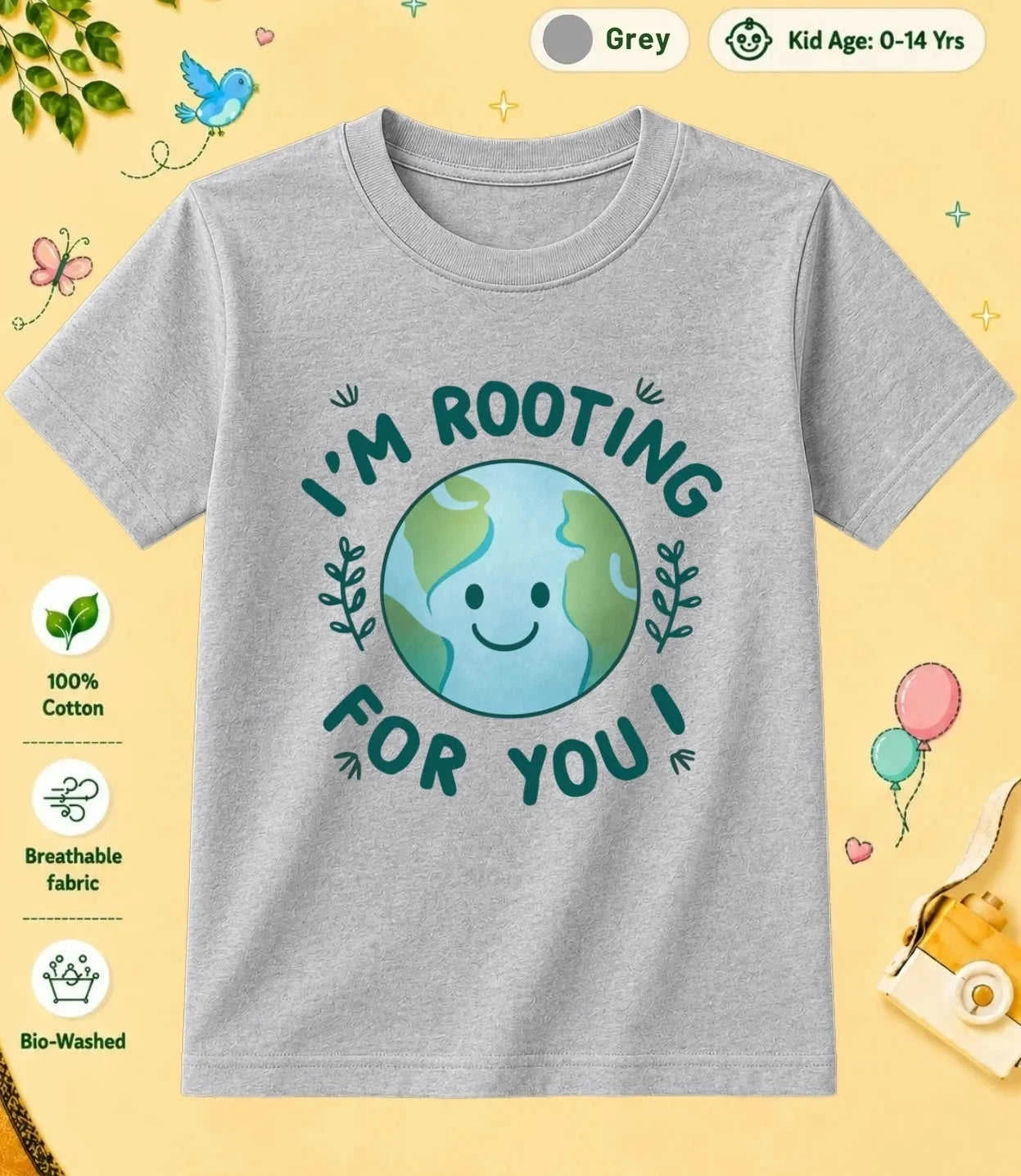 Eco Kid Cotton Tee Swiftsoul