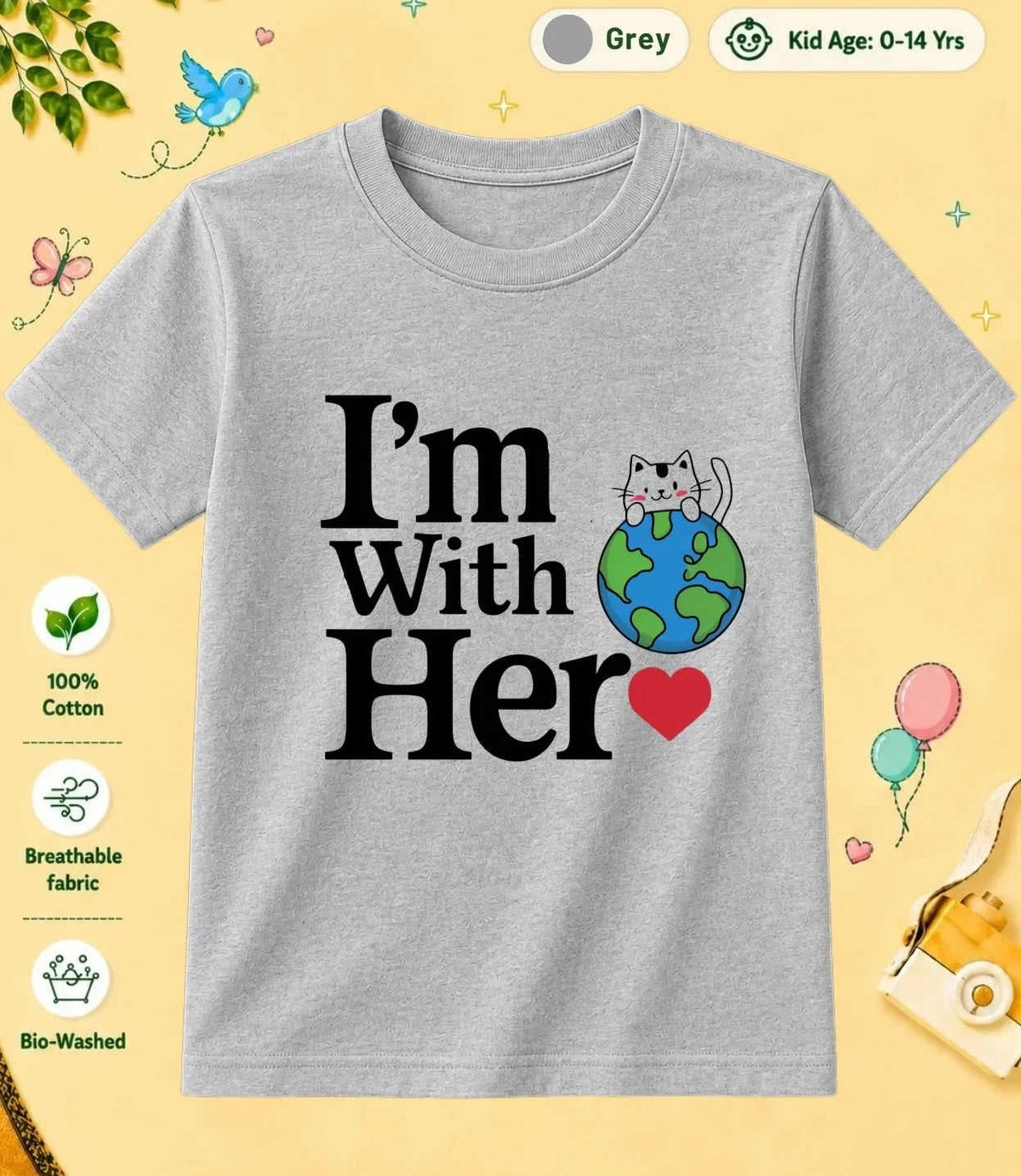 Eco Kid Cotton Tee Swiftsoul