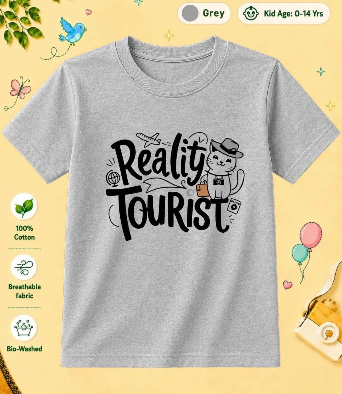 Explore Kid's Cotton Tee Swiftsoul