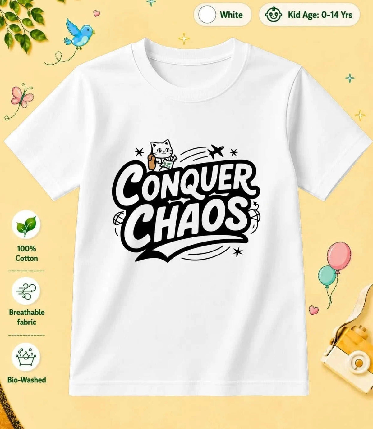 Explore Kid's Cotton Tee Swiftsoul