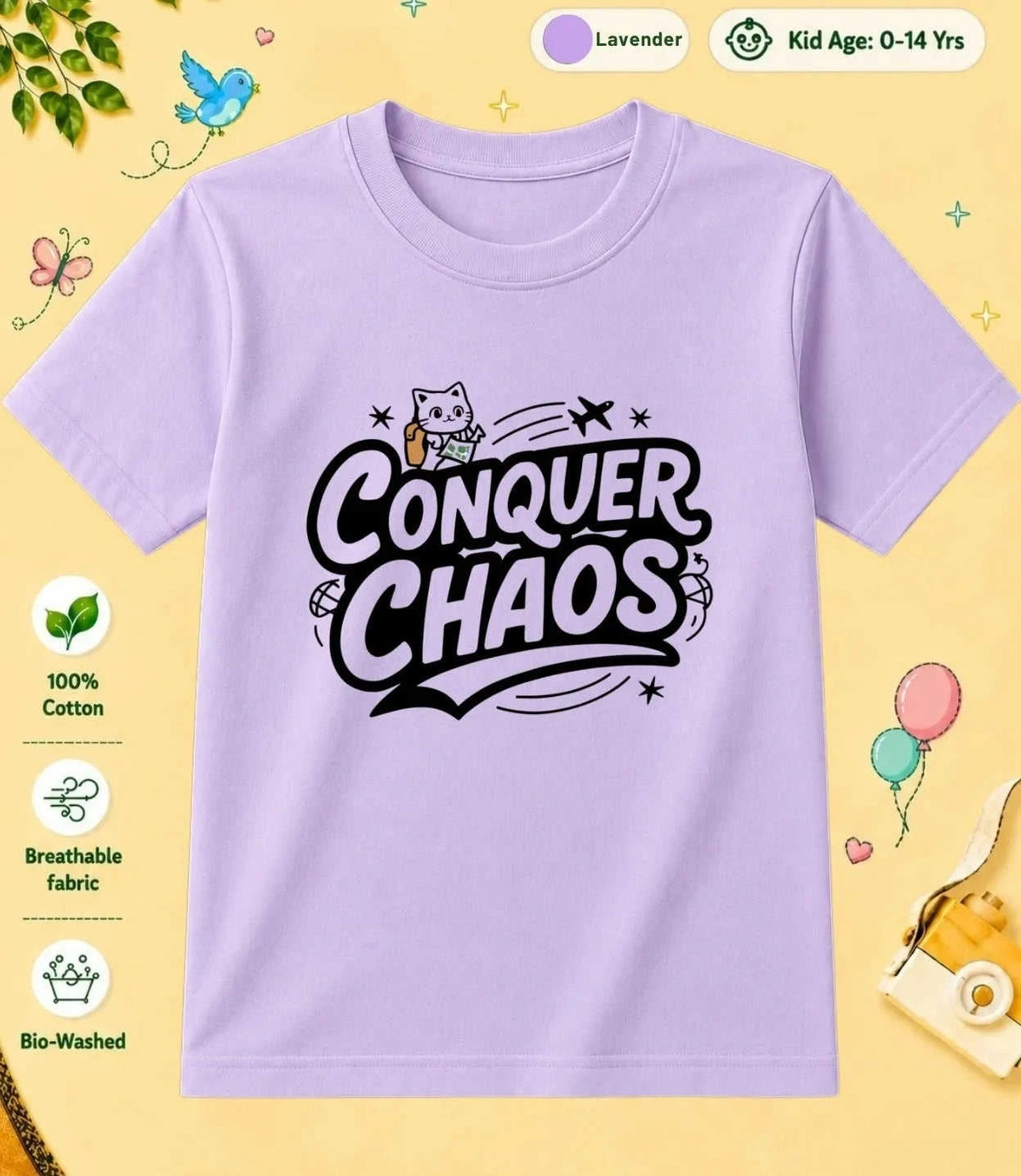 Explore Kid's Cotton Tee Swiftsoul