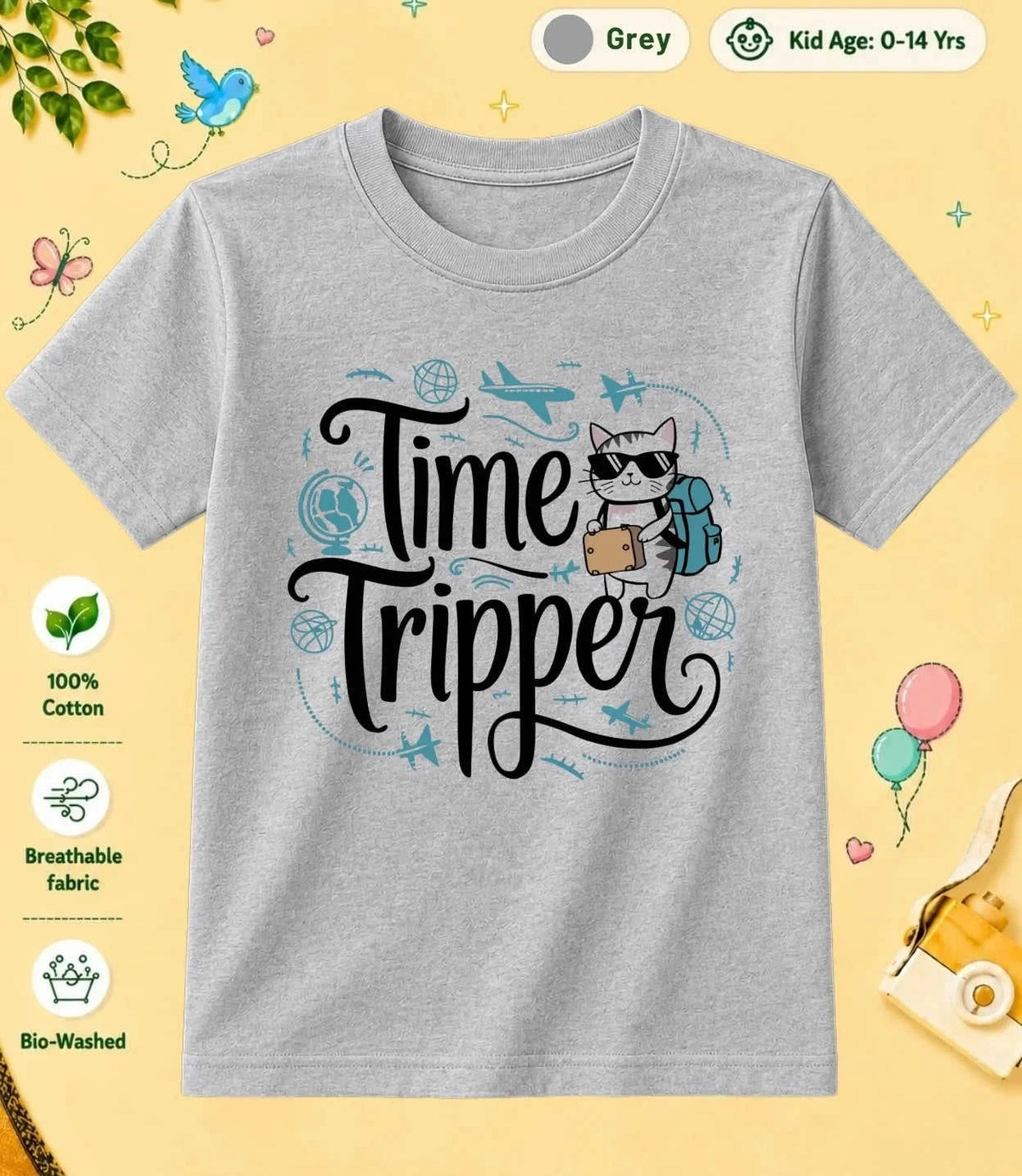 Explore Kid's Cotton Tee Swiftsoul