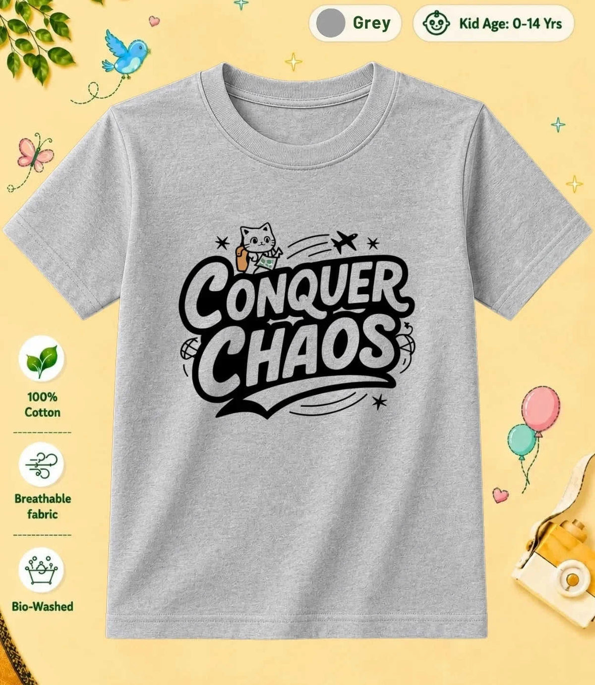 Explore Kid's Cotton Tee Swiftsoul