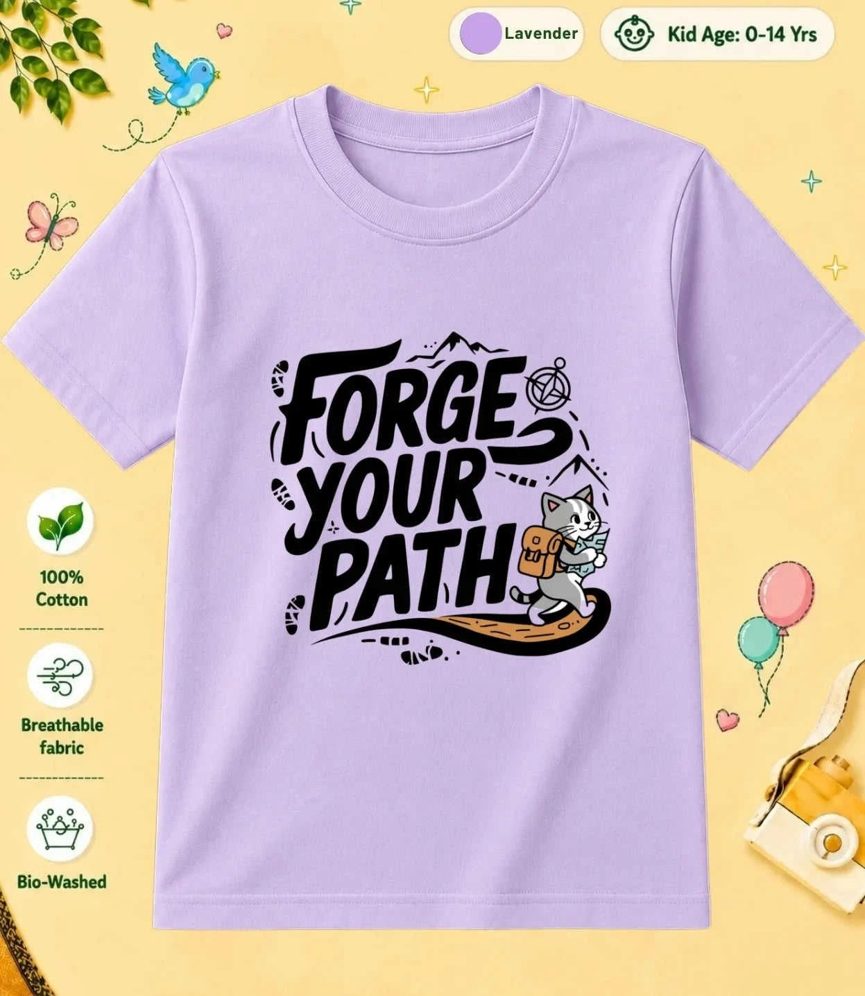 Explore Kid's Cotton Tee Swiftsoul