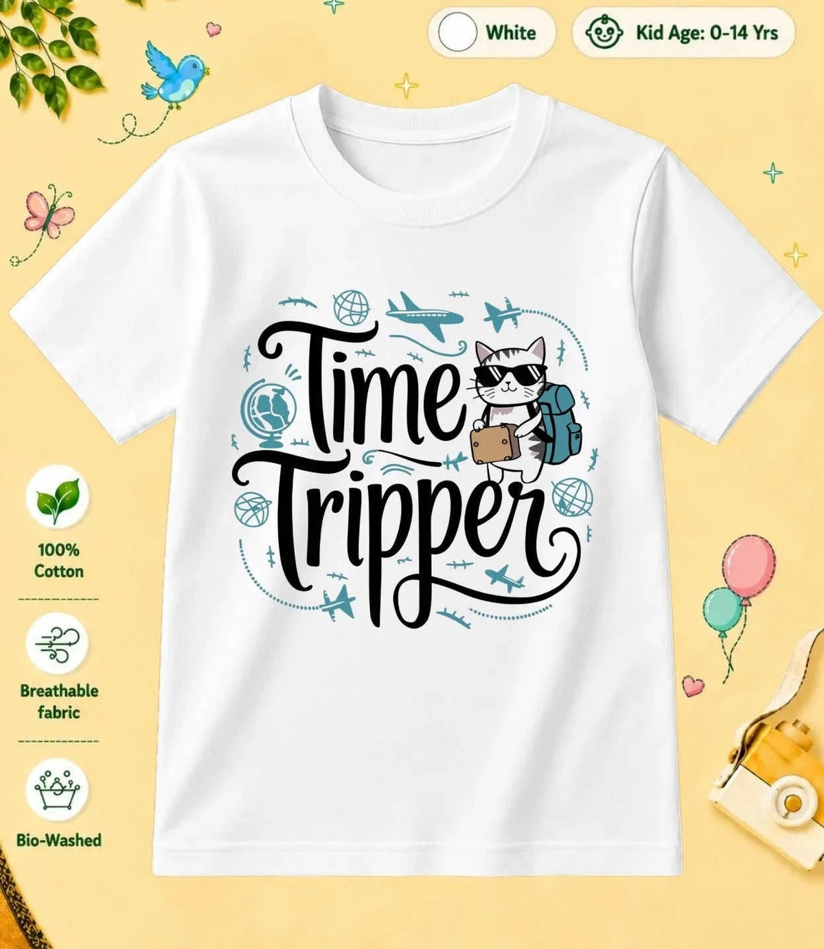 Explore Kid's Cotton Tee Swiftsoul