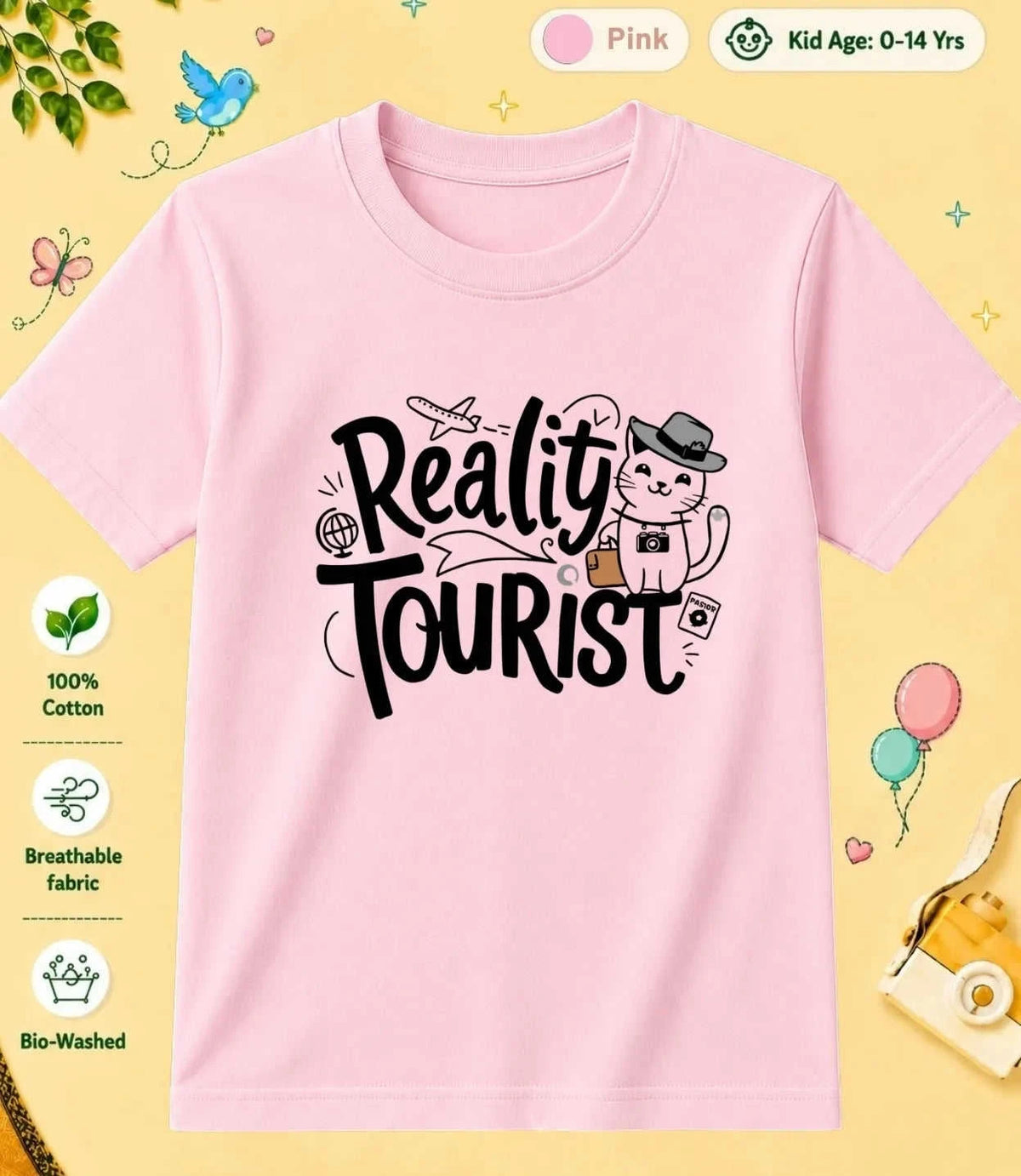 Explore Kid's Cotton Tee Swiftsoul