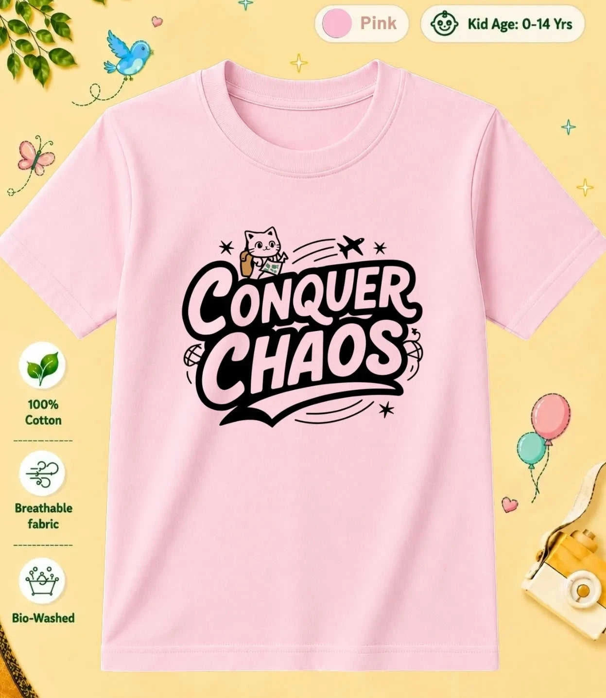 Explore Kid's Cotton Tee Swiftsoul