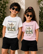 Faith & Blessings Custom Kid Co-ord Set Swiftsoul