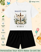 Faith & Blessings Custom Kid Co-ord Set Swiftsoul