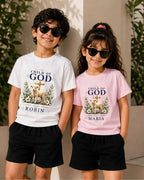 Faith & Blessings Custom Kid Co-ord Set Swiftsoul