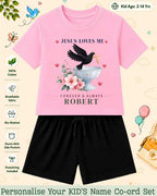 Faith & Blessings Custom Kid Co-ord Set Swiftsoul