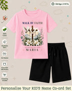 Faith & Blessings Custom Kid Co-ord Set Swiftsoul
