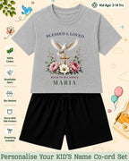 Faith & Blessings Custom Kid Co-ord Set Swiftsoul