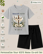Faith & Blessings Custom Kid Co-ord Set Swiftsoul