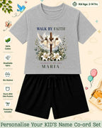 Faith & Blessings Custom Kid Co-ord Set Swiftsoul