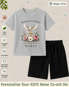 Faith & Blessings Custom Kid Co-ord Set Swiftsoul
