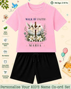 Faith & Blessings Custom Kid Co-ord Set Swiftsoul