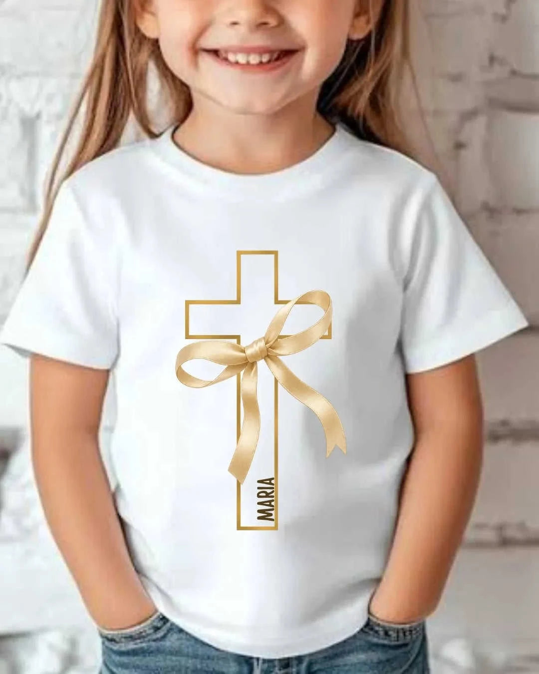 Faith & Blessings Custom Kid Cotton Tee Swiftsoul