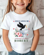 Faith & Blessings Custom Kid Cotton Tee Swiftsoul