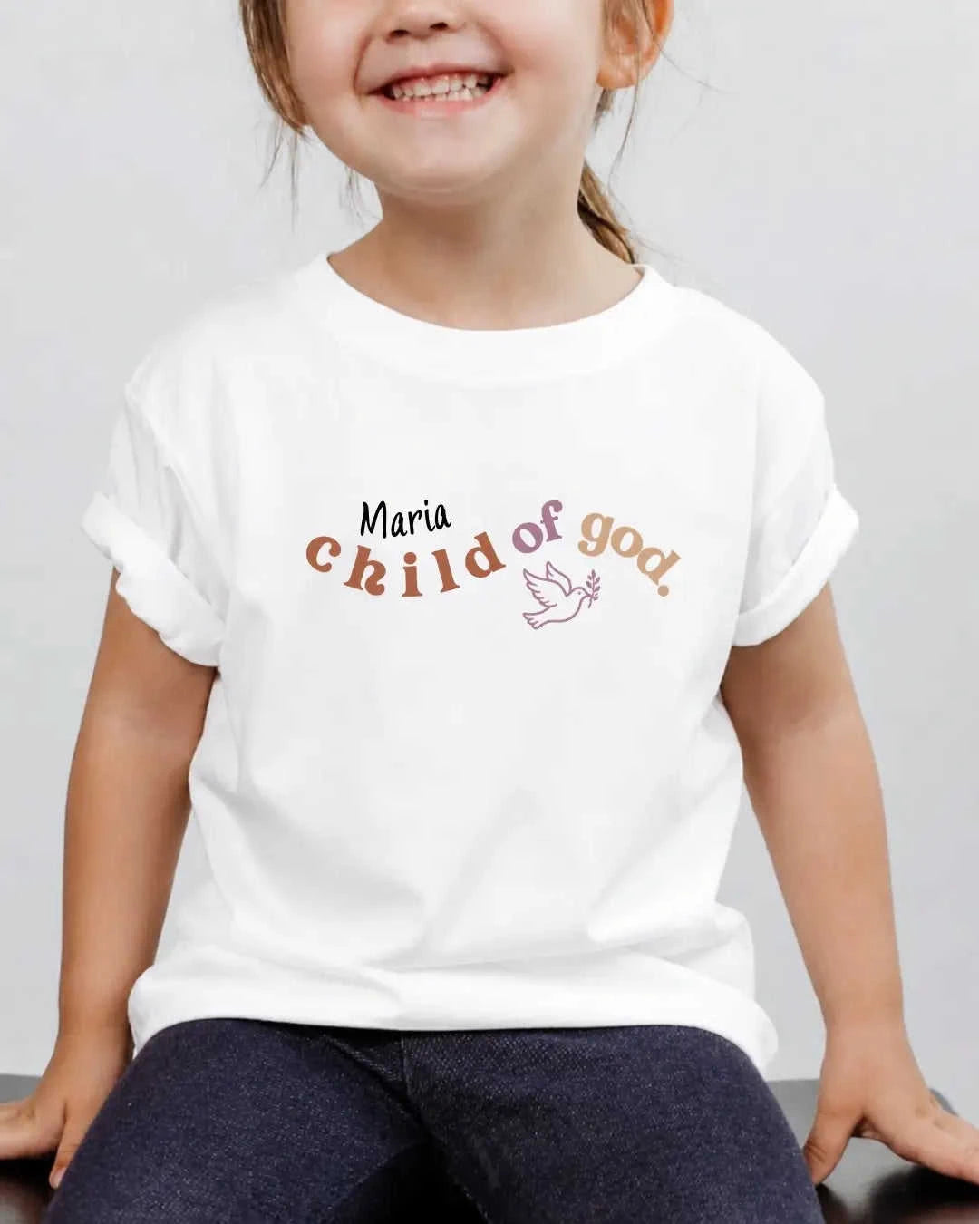 Faith & Blessings Custom Kid Cotton Tee Swiftsoul