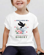 Faith & Blessings Custom Kid Cotton Tee Swiftsoul
