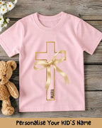 Faith & Blessings Custom Kid Cotton Tee Swiftsoul