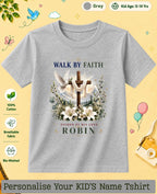 Faith & Blessings Custom Kid Cotton Tshirt Swiftsoul