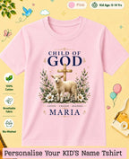 Faith & Blessings Custom Kid Cotton Tshirt Swiftsoul