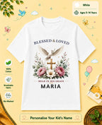 Faith & Blessings Custom Kid Cotton Tshirt Swiftsoul